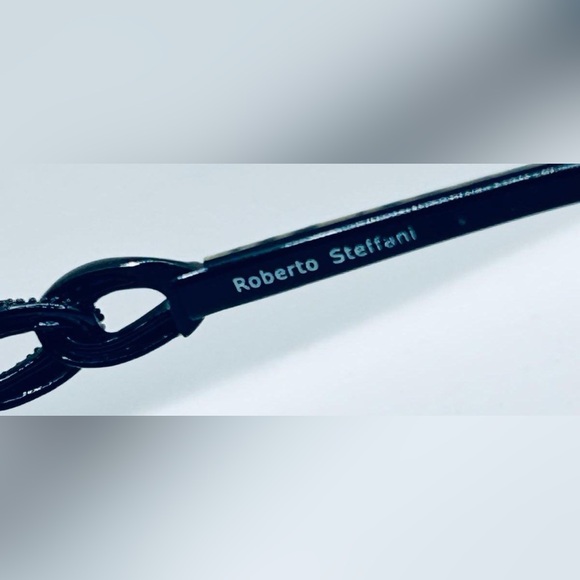 Roberto Steffani RS 34 Black Square Sunglasses Frames Only - Picture 7 of 8